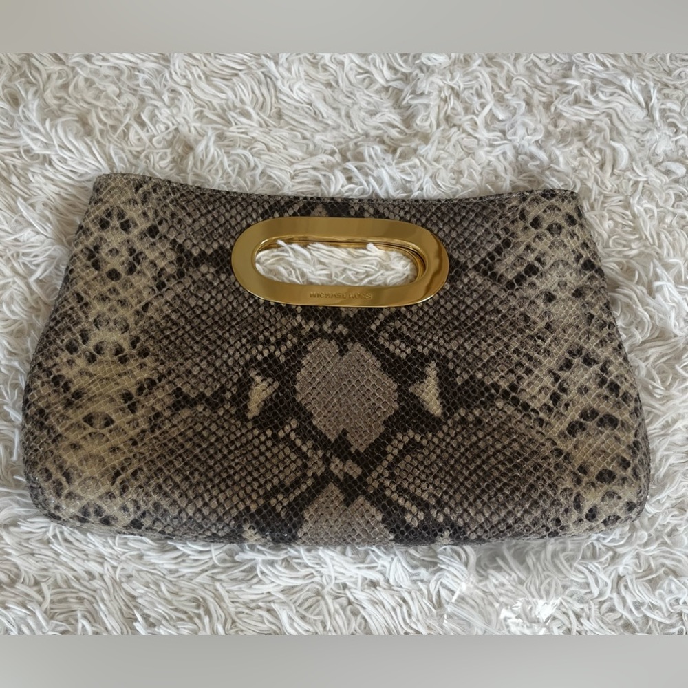 Michael Kors Clutch Python Hand Bag - image 1